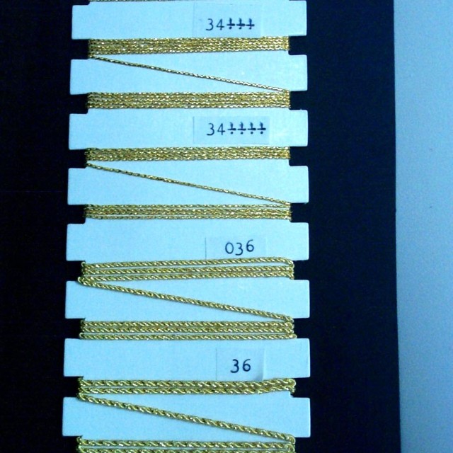Pasamanería en Oro y Plata